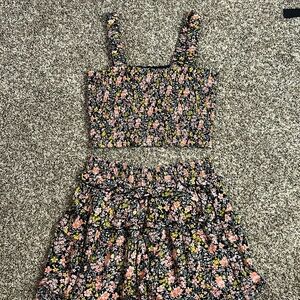 American Eagle Floral TOP (part 2 of 2 matching set)